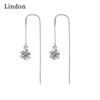 Lindon Copper Alloy Zircon Earrings Drop Earrings For Women Wedding Party Gift