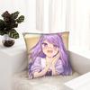 Umamusume Pretty Derby Mejiro Наволочка Печать Полиэстер Чехол для Подушки Подарок Чехол для Декоративной Подушки Дом Квадратный 45X45См