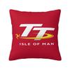 Подушка с принтом гонок Isle of Man TT Чехол для подушки Спортивная подушка для кресла Мотоспорт Квадратная наволочка