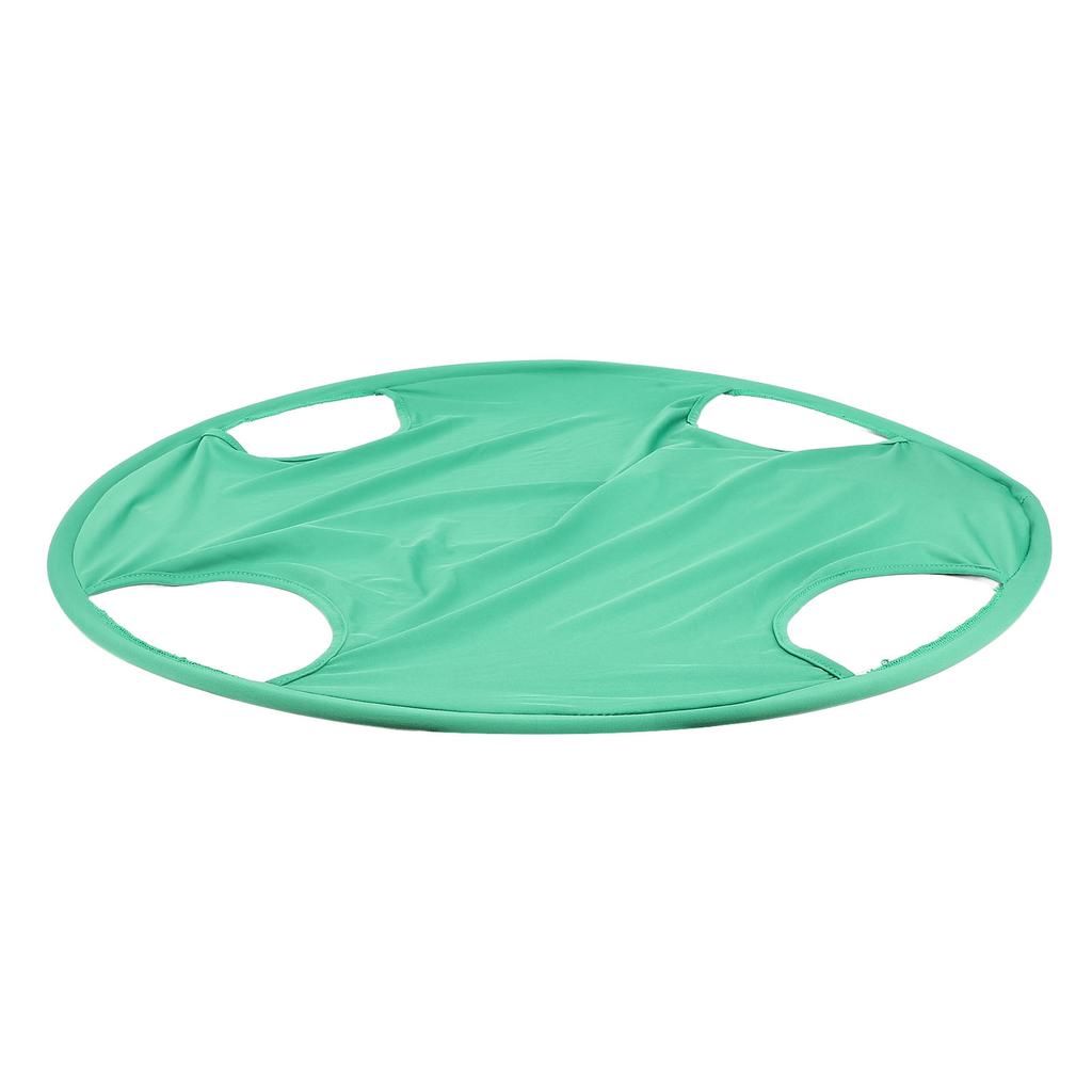 Pop Up Laundry Storage Basket Fine Wrapped Edges Foldable Round Clothes Container for Removing Cloth