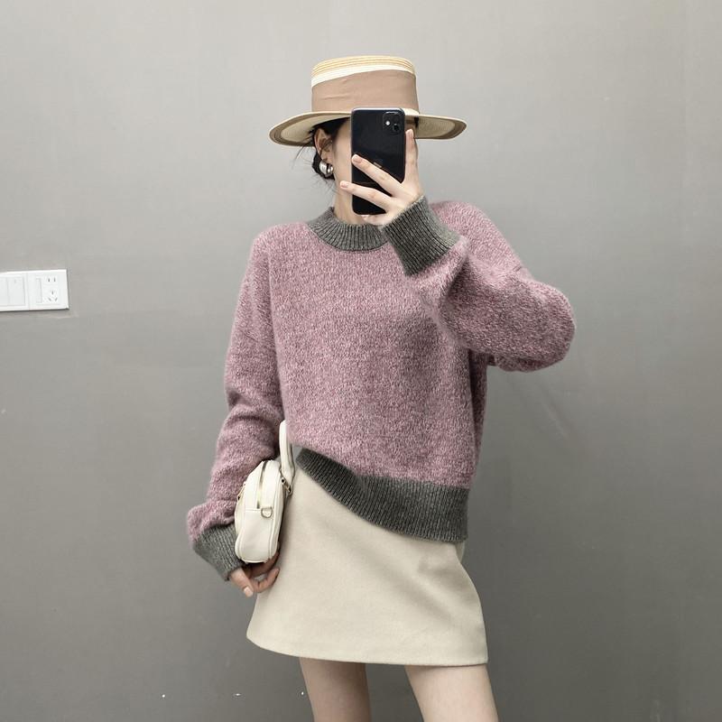 Женский свитер Qinghe 100% чистый кашемир - Ультрамягкий роскошный зимний пуловер