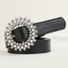 Pearl Rhinestone Thin Belt Women'S High-End Accessories Decorative Belt Simple