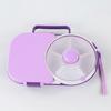 With 5 Compartments Rotating Lunch Boxes Moisture-Proof Rotating Snack Container Snack Spinner