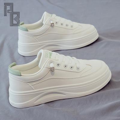 Весенняя новая белая обувь для женщин, дышащие и универсальные кроссовки для студентов, кеды на мягкой подошве