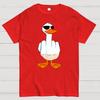Duck Funny Cotton Summer Casual Cool Loose T-Shirt
