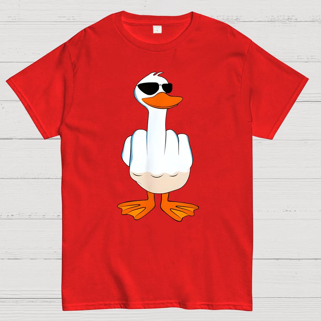Duck Funny Cotton Summer Casual Cool Loose T-Shirt