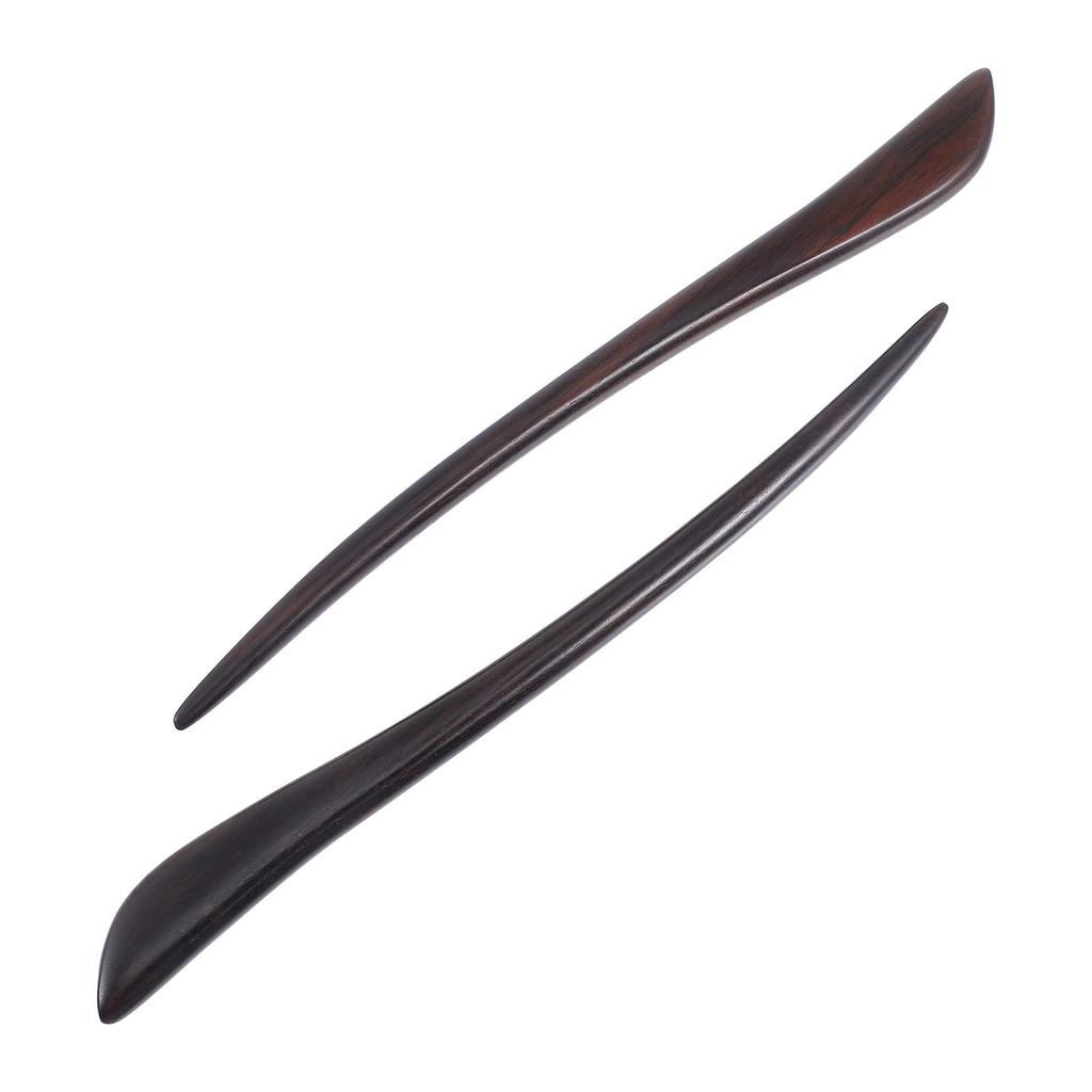 KESYOO Wooden Everyday 2 Japanese Wooden Hair Hair Simple Hair Set of 2 Hairpin, Use, Pieces, Style, Yukata, Stick, Ornament, Accessory, (Styling 1)