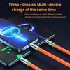 3in1 6A 120W USB Fast Charger Cable for IPhone Micro USB Type-C 8-Pin Charging Cable for Huawei Samsung Xiaomi Wird Cord