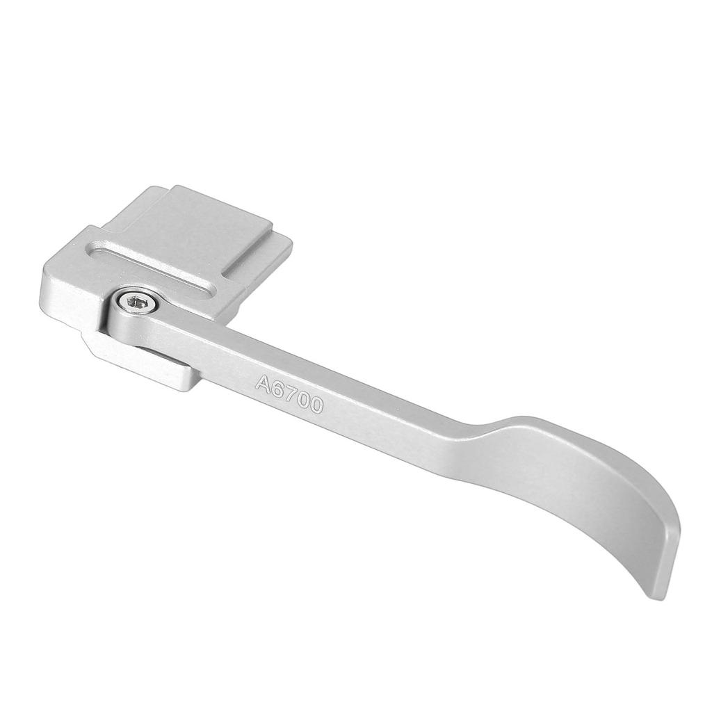 Упор для большого пальца горячий башмак рукоятка для камеры A6700 алюминиевый сплав эргономичный дизайн серебристый