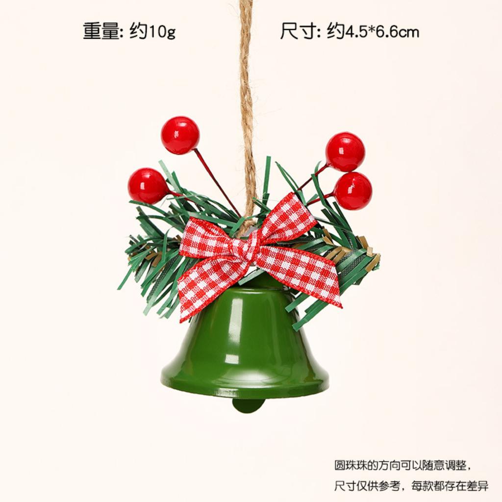 Рождественские кованые железные колокольчики, украшения для рождественской елки, аксессуары для DIY, реквизит, украшения для окон