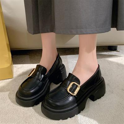 Модные женские туфли-лоферы в британском стиле с круглым носком, женские туфли в стиле «лолита», туфли-оксфорды на платформе, студенческие туфли в стиле JK, униформа, Y2K