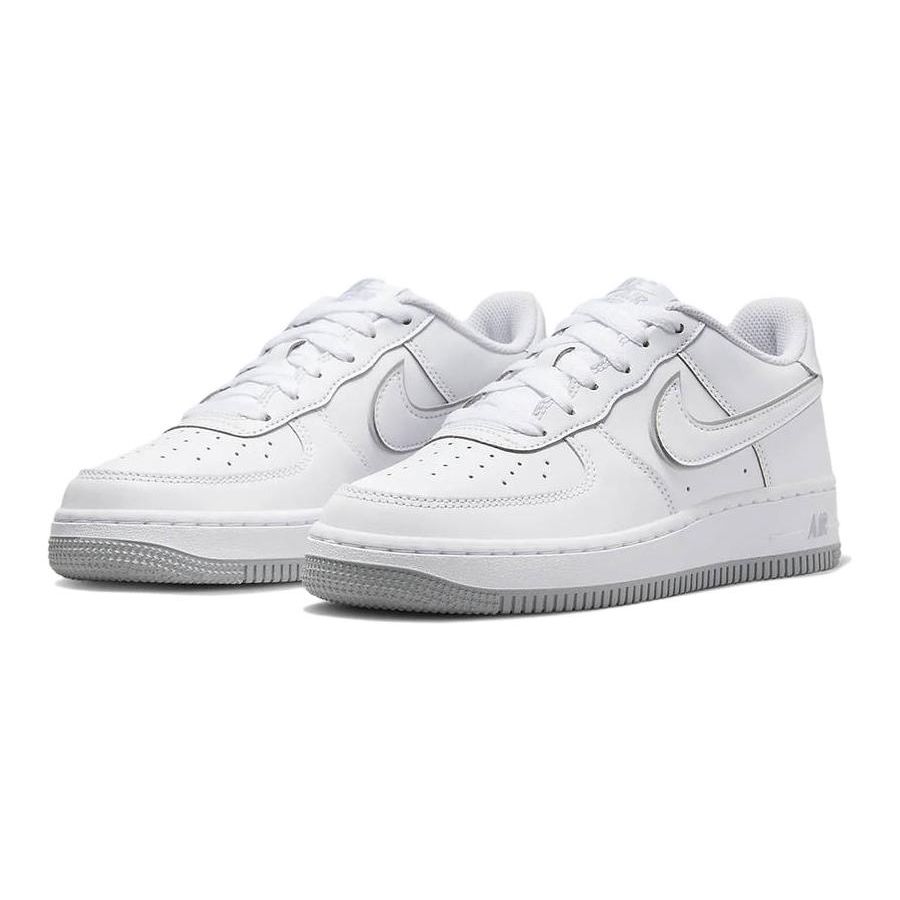 Nike Air Force 1 GS White Wolf Grey Kids Sneakers DX5805-100
