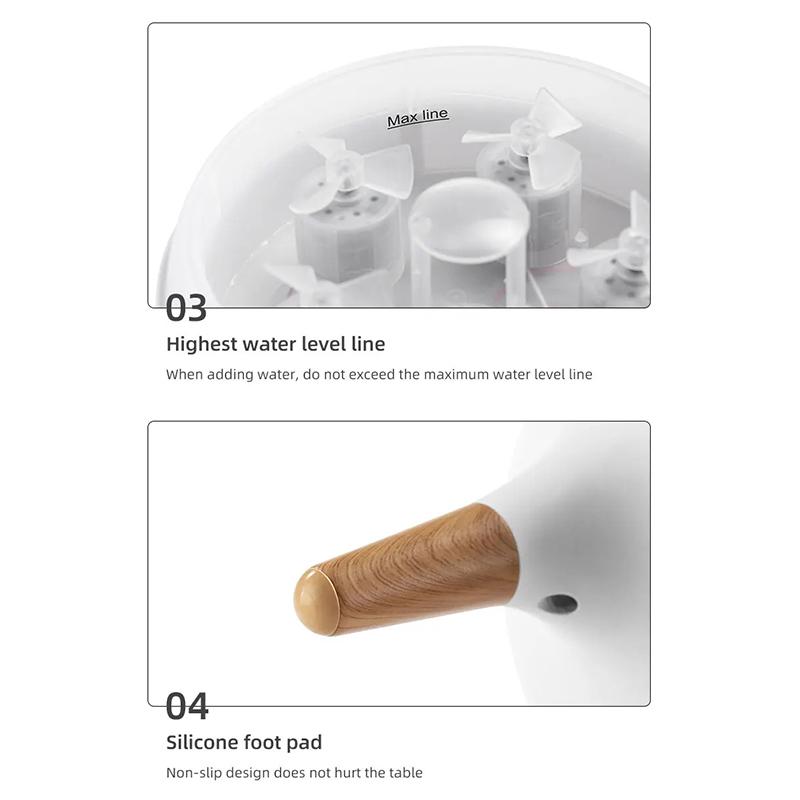 Динамический увлажнитель воздуха в виде медузы 250 мл, диффузор эфирных масел, пульт дистанционного управления, увлажнитель для спальни с 7 разноцветными ночниками