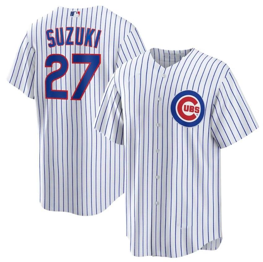 Бейсбольная майка Chicago Cubs №. 18 Иманага Сёта Имаока Нет. 27 Судзуки Сэйя Судзуки