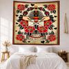 Tattoo Style Wall Decor Tapestry Art For Pet Memorial Birthdaywedding Party Backdrop Family Gift