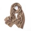 Women's Cashmere Hollow Crochet Knit Scarf - Warm & Versatile for Autumn/Winter