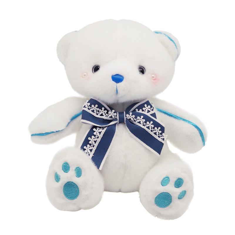 Мишка с бантом Тедди Плюшевая игрушка Мультяшная мягкая кукла Украшение Детский подарок День рождения