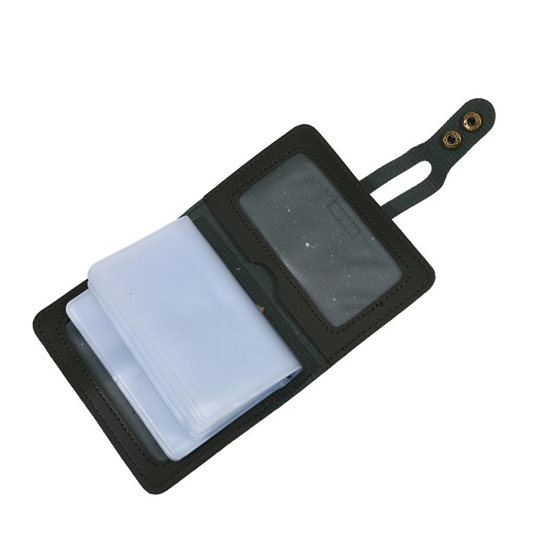 Мужская сумка для карт из искусственной кожи с большой емкостью, винтажная застежка, противоугонный чехол для кредитных карт, прозрачный бумажник для визиток