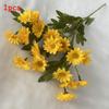 Silk Polish Chamomile 2 Fake Flowers For Wedding Props Home Styling Photography