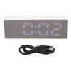 LED Digital Alarm Clock Time Date Temperature Display Stylish Look Electric Clock for Bedroom