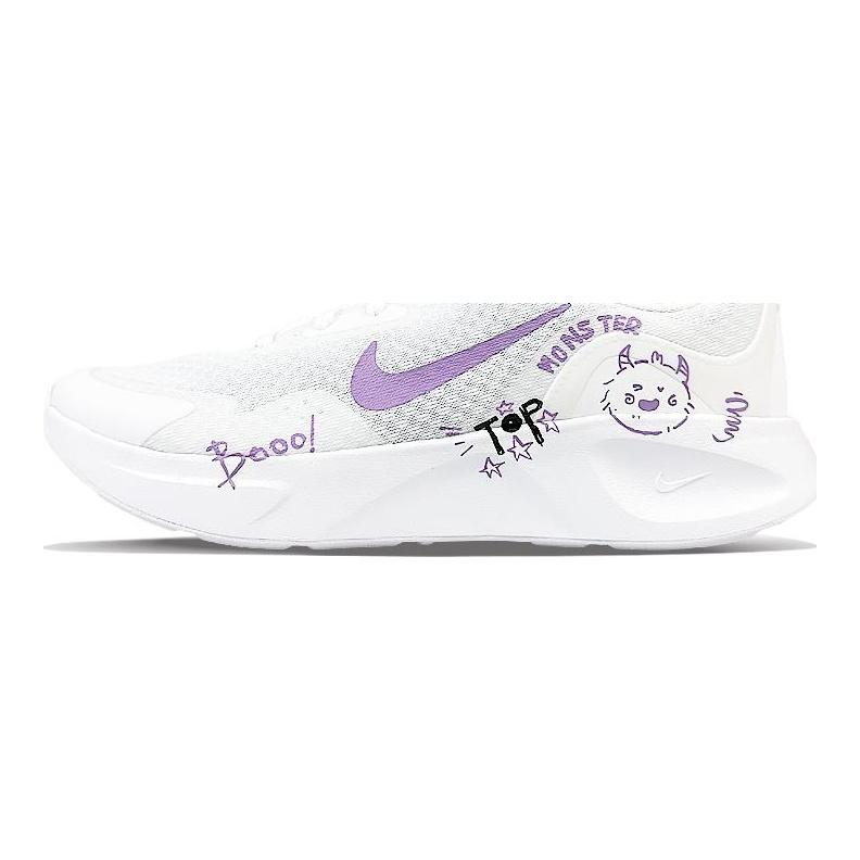 Nike Повседневные низкие кроссовки для бега Wearallday Женские Фиолетовый Белый CJ1677-100(Команда40-)