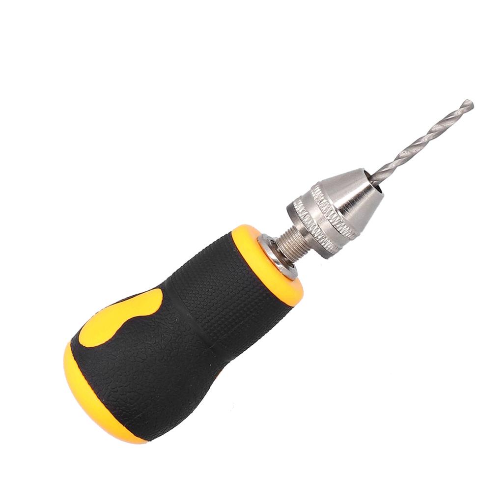 Мини Отвертка Портативная Противоскользящая Ручная Отвертка Ручная Спиральная Дрель 0.5?Инструмент для сверления 3,2 мм