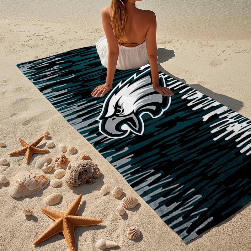 Eagle Power Philadelphia Microfiber Beach Towel, Lightweight And Quick-Dry, for Summer Travel, Beach Essential, Swimming Pool