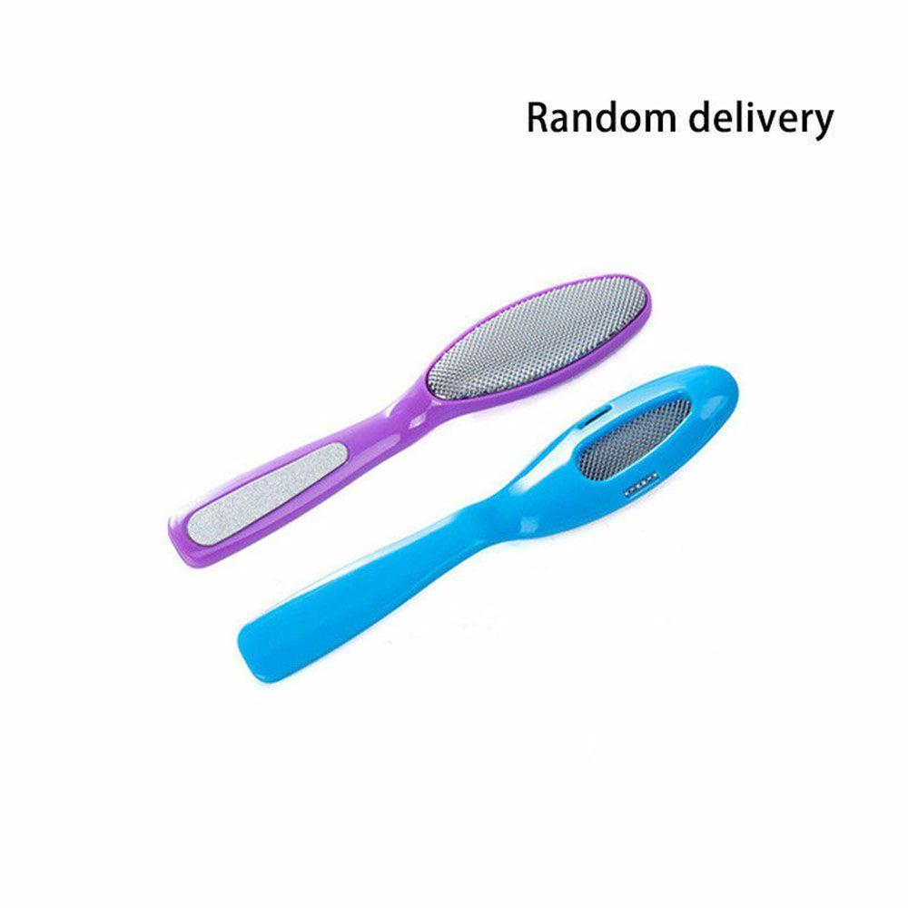 Двусторонняя пилка для педикюра из твердой нержавеющей стали для ног, удаление омертвевшей кожи