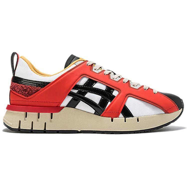 ONITSUKA TIGER Fabilac Легкие Удобные Нескользящие Прочные Сбалансированные Кроссовки с Низким Верхом Повседневная Обувь Унисекс Повседневная Обувь Белый Оранжевый 1183A775-100