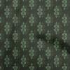 Cotton Flex Dark Green Fabric Dotted Floral Sewing Craft Projects Fabric Prints By Yard 40 Inch