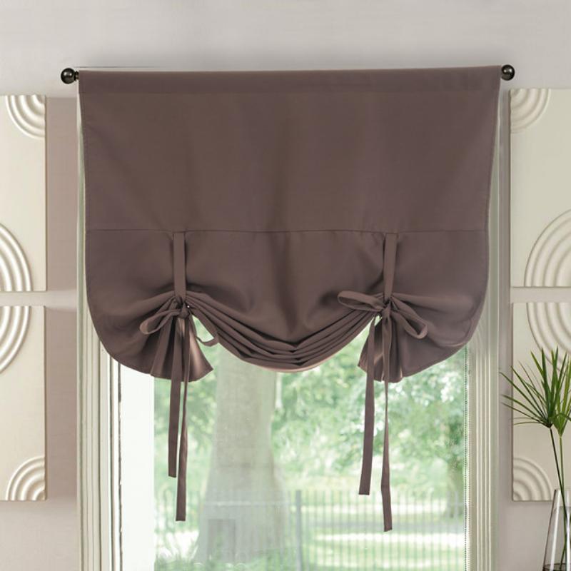 Затемняющие шторы для окон кухни/гостиной/ванной комнаты, защита конфиденциальности, карнизы для украшения, фестончатые шторы для окон