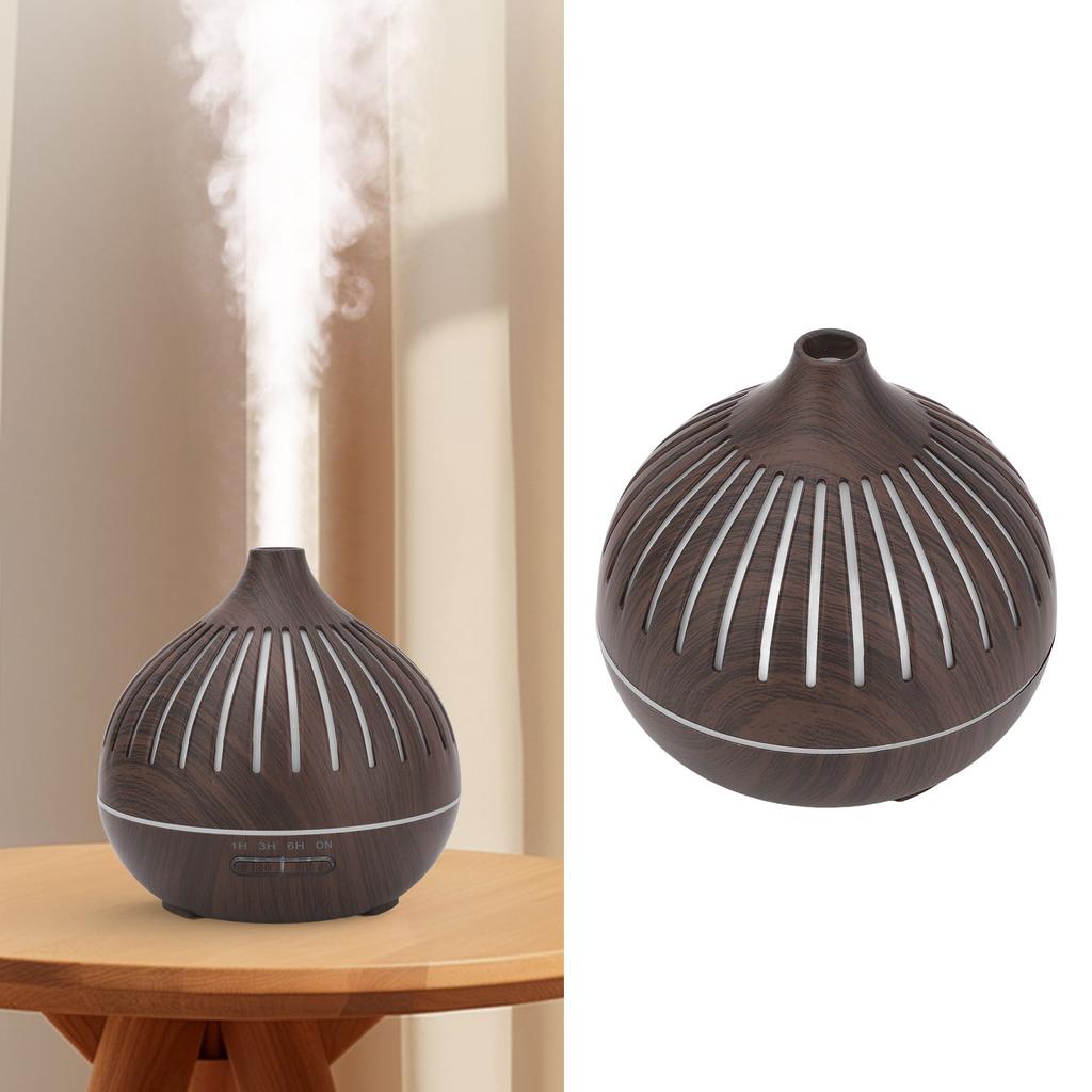 400 мл Увлажнитель воздуха с древесным зерном Настольный ароматерапевтический диффузор с цветной подсветкой Дистанционное управление Авто Ш
