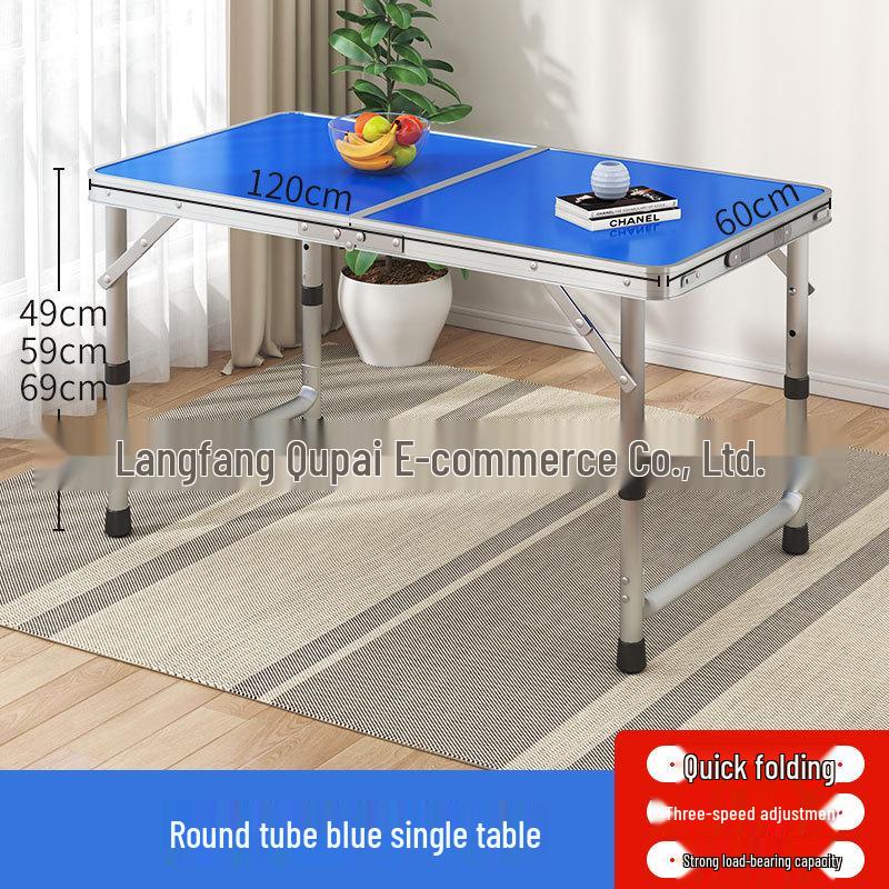 Портативный складной алюминиевый стол и стулья для кемпинга для использования на открытом воздухе, на ночном рынке и на пикнике