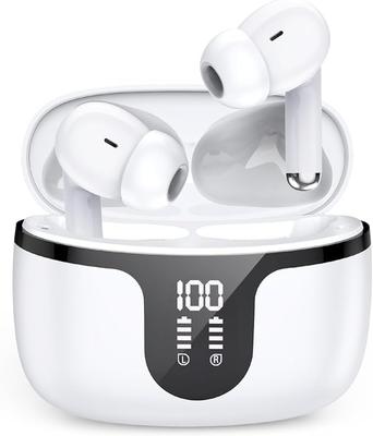 2025 Bluetooth Enhanced Sound Wireless Bluetooth Bluetooth Canal ENC Call Noise LED Включает Автоматический Комфортный До 40H Music Touch Японский