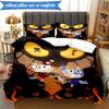 Adventure In The Cup-head  3pcs K-pop music group Bedding set,Ideal for Bedroom, Dormitory,Including Duvet Cover And 2pcs Pillowcases,Fan gifts