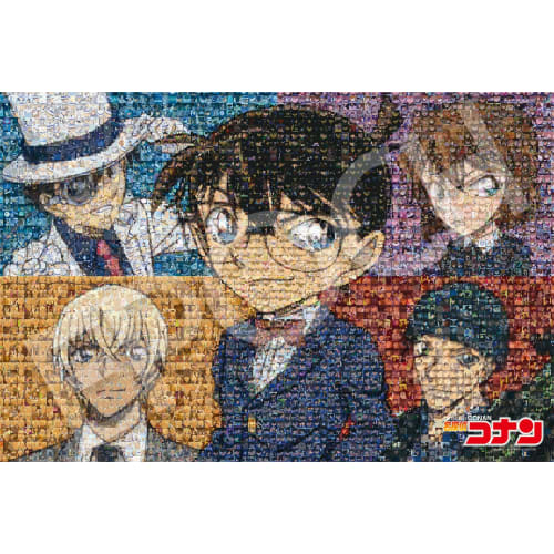 EPOCH 1000 Piece Jigsaw Puzzle Detective Conan Detective Conan Character Scenes (50 X 75cm) 13-400s with Glue and Spatula with Score Ticket EPOCH