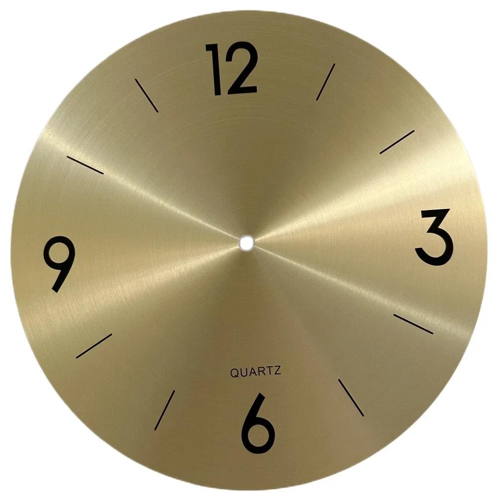 Practical High Quality Clock Dial Face Clock Arabic Numeral DIY Home Decoration Quartz Wall Clocks 11.14inch Aluminium