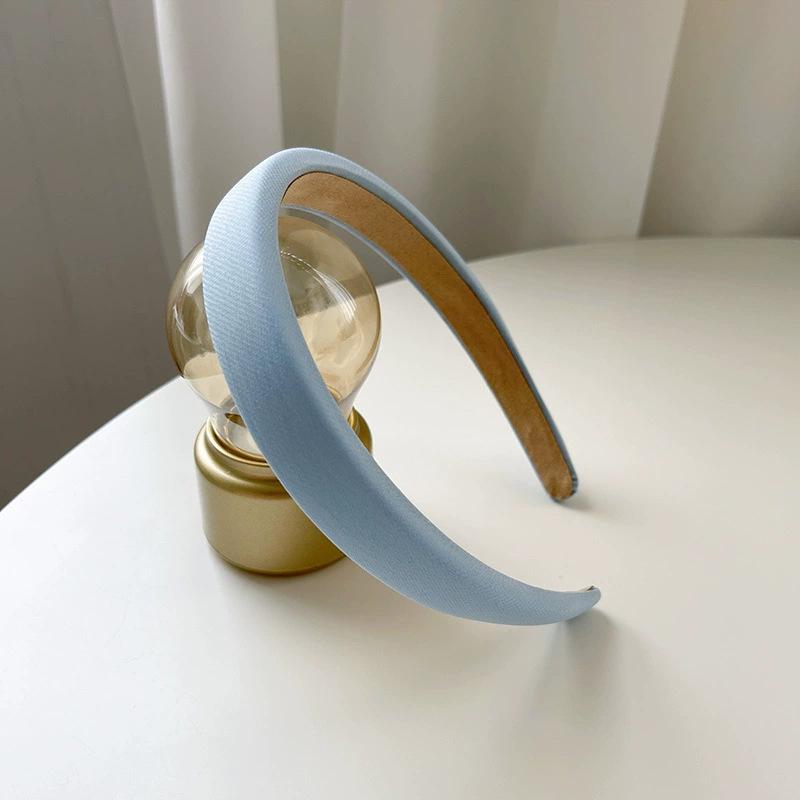 Резинка для волос из губки конфетного цвета, повязка на голову, женские аксессуары для волос во французском стиле - завязанная заколка, ювелирное изделие