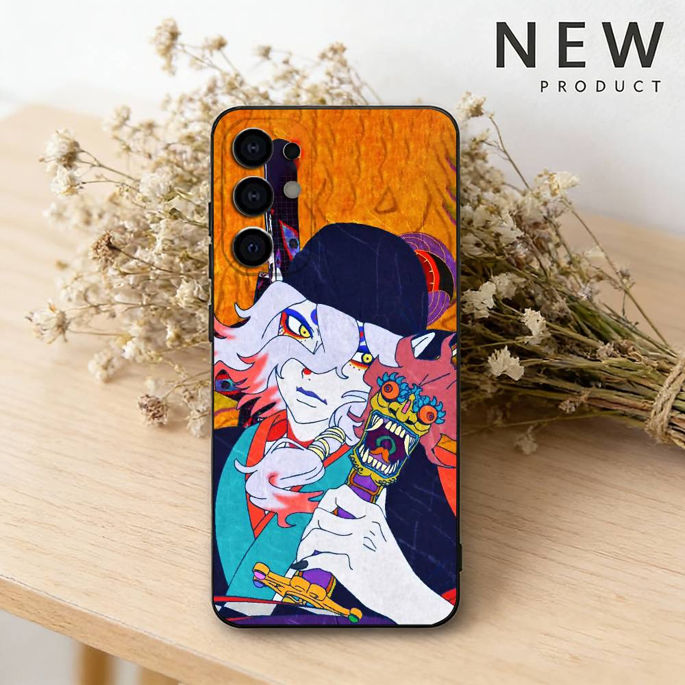 M-Mononoke глава пепел ярости Чехол для телефона для Samsung S26,25,24,23,22,30,21,10,9,Ultra,Plus,Lite Черный Мягкий чехол