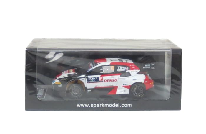 Spark Toyota GR Yaris Rally1 2023 Safari Rally Winner Ogier Finished Model 1/43 #17 S.