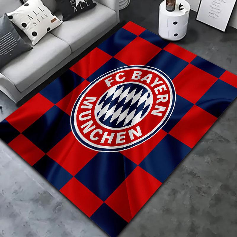 Ковер FC Bayern München для гостиной, спальни, дома, дивана, детской игровой, нескользящий коврик