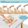 Kitchen cloth lucky cat Japanese style pattern design green cute wiping absorbent quick-drying stain removal dishcloth 6-piece set stylish cleaning