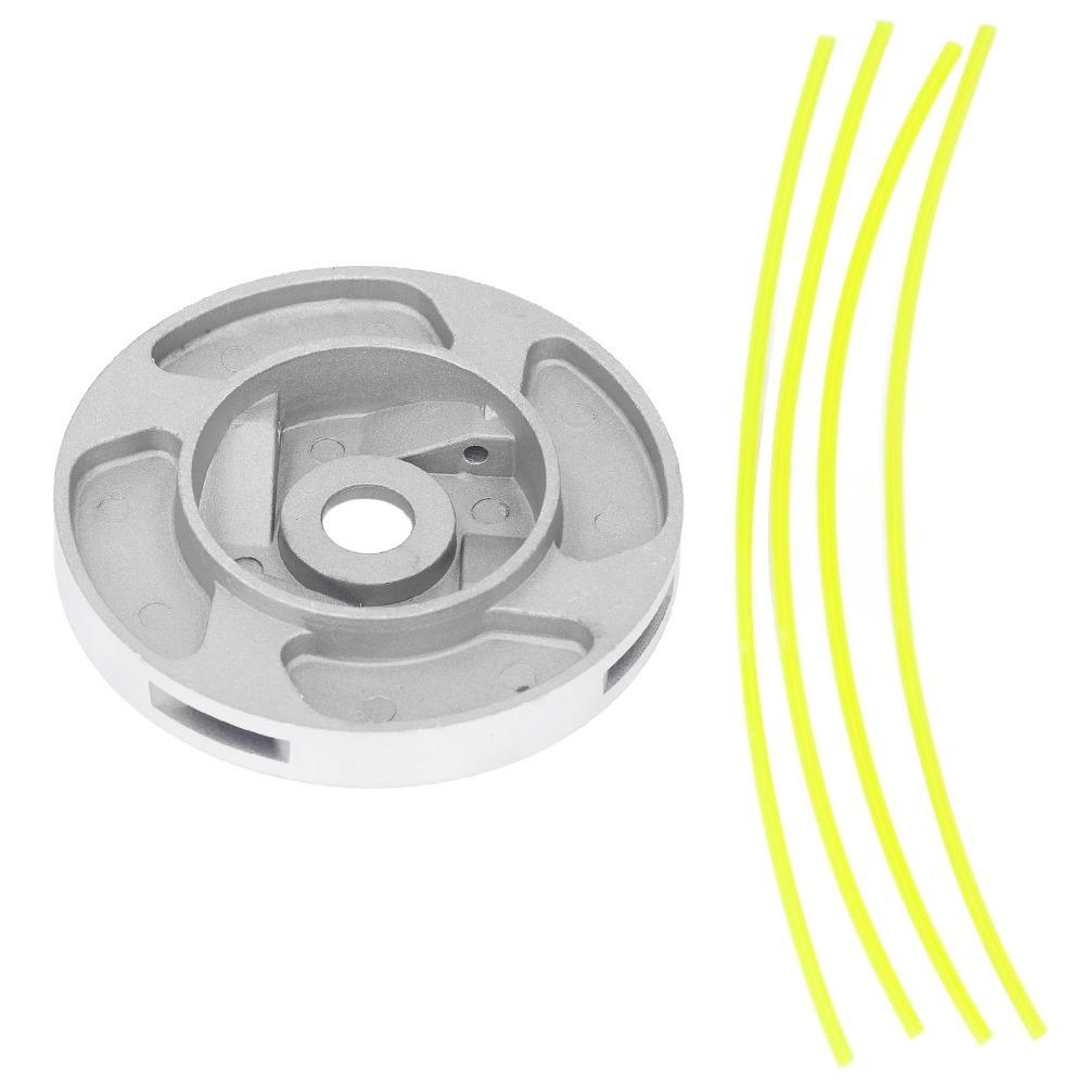 1pcs/3pcs Circular Shape Trimmer Head Replacement Aluminum Trimmer Head For Weed Eater