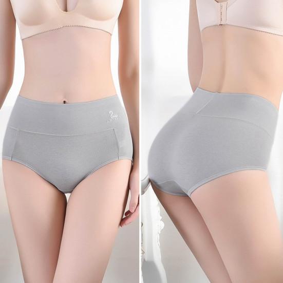 Stylish Lady Panties No Constraint Anti-septic Sweat Absorbing High Waist Women Briefs for Inner Wear