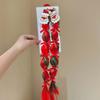 1/2pcs Christmas Tree Festive Hairpin Ornament Dress Up Bow Braid Headband  Daily Use