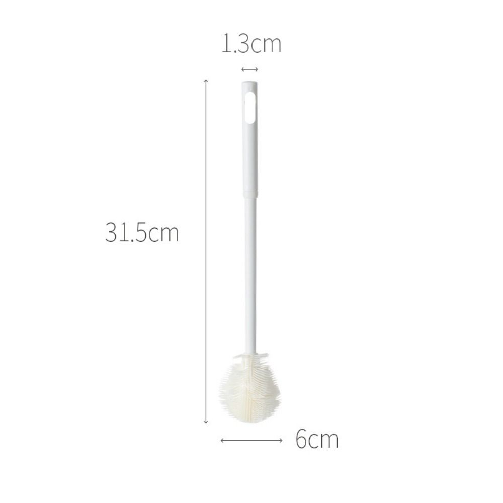 Long Handle Cup Brush Folding Brush Head Cleaning Brush New Glass Cleaner  Feeding Bottle