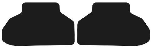 Rear Floor Mats For Bmw X6 F16 Suv 2014-2020