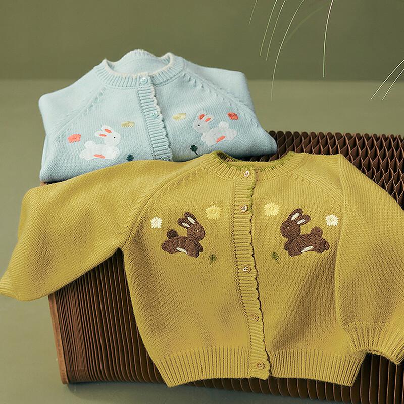 Minibala Женский зимний вязаный кардиган с рукавами-фонариками для девочек