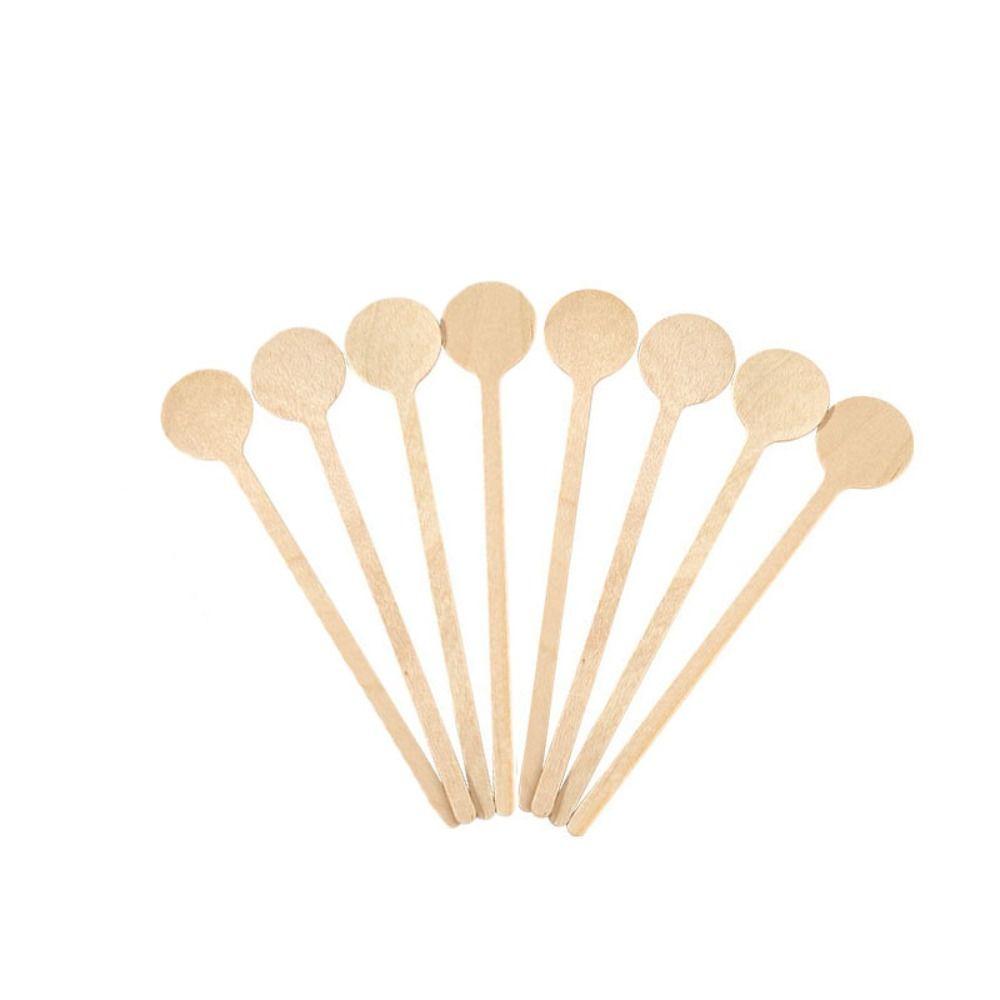 100 шт одноразовые палочки для размешивания кофе деревянные палочки для размешивания кофе мороженое