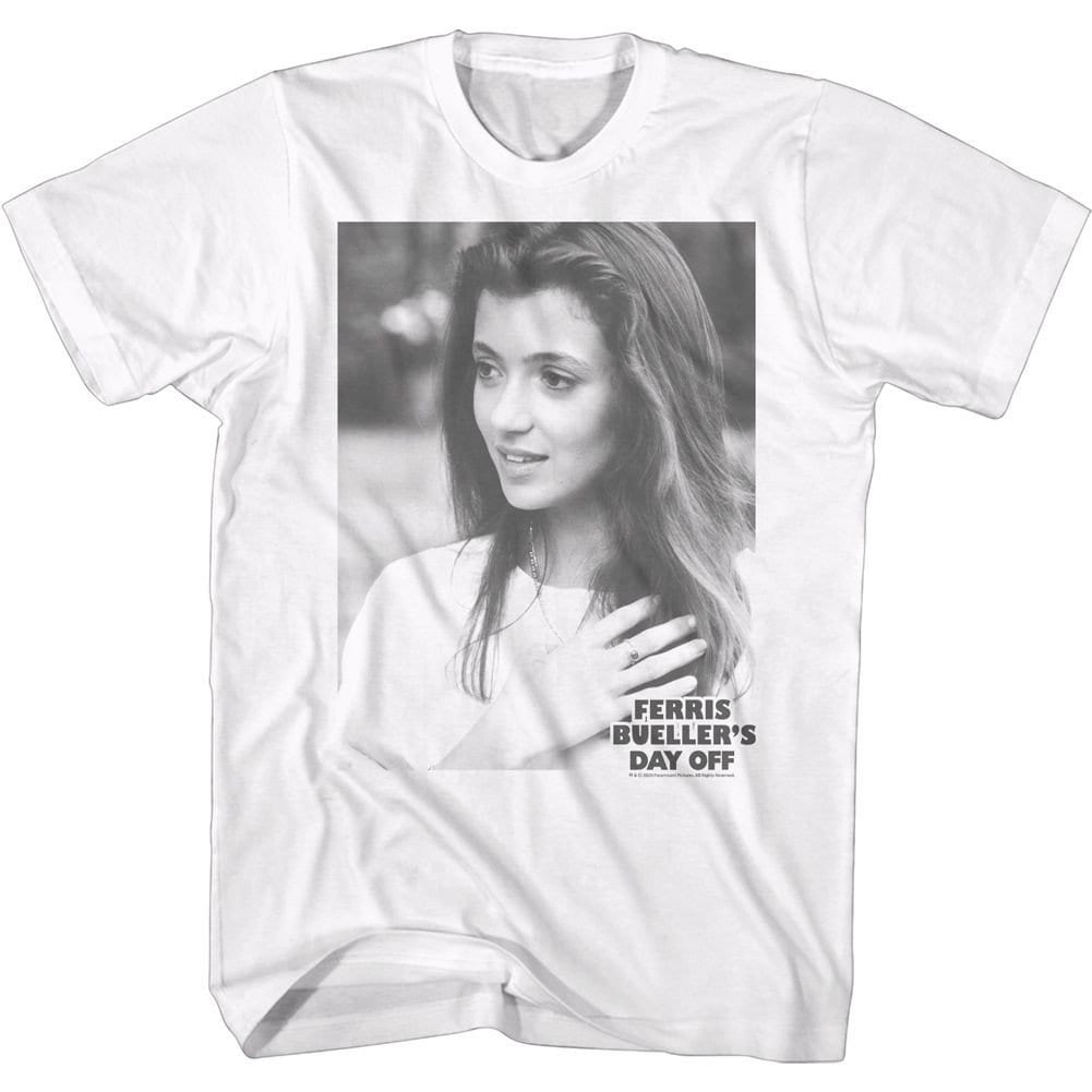 Ferris Beuller's Day Off Sloane Photo White Adult T-Shirt
